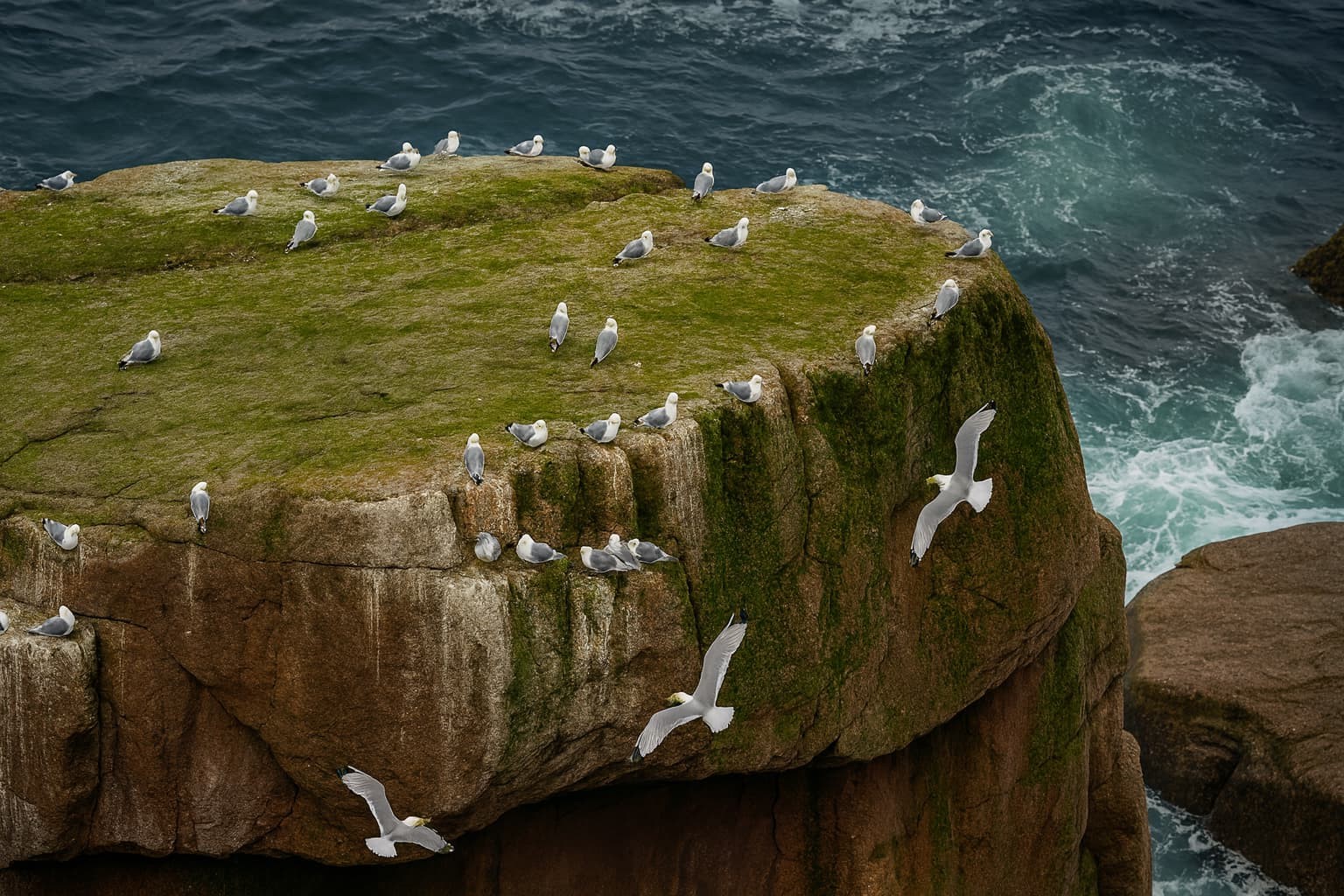 Лебяжьи острова — птичий базар