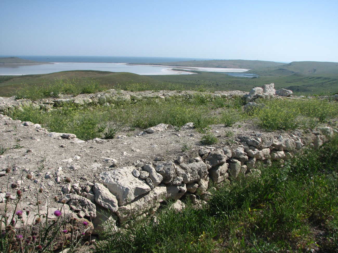 Озеро Чокрак на Керченском полуострове