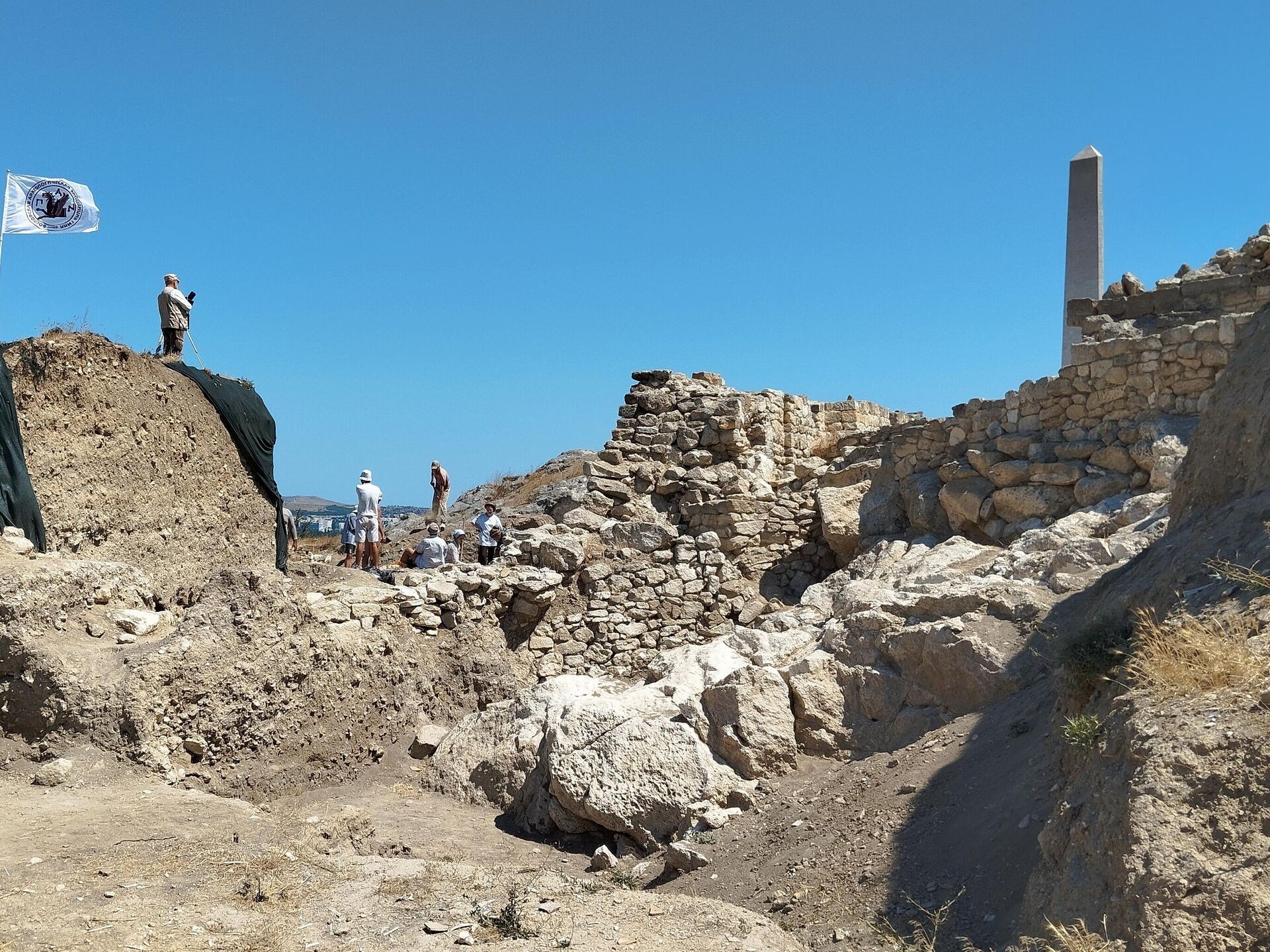 Раскопки Пантикапея в Керчи