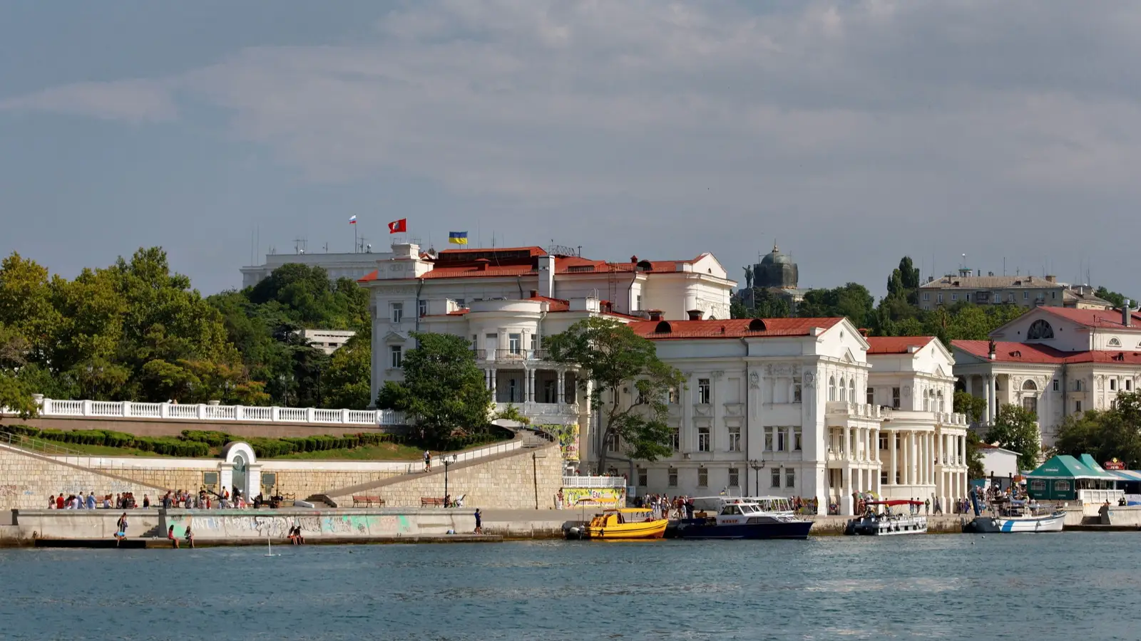 Панорама Севастополя, Графская пристань и бухта