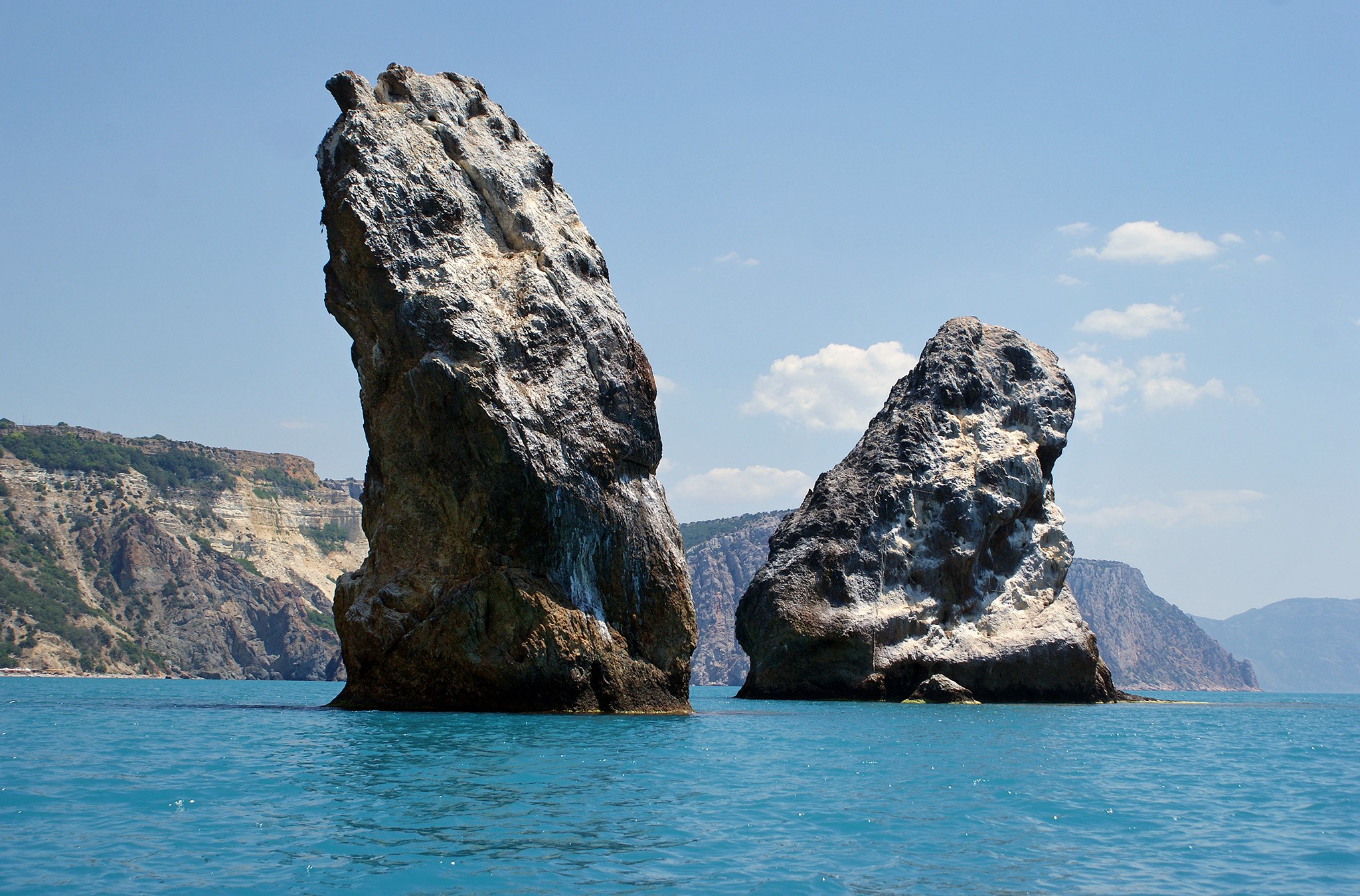 Скалы Орест и Пилад на мысе Фиолент