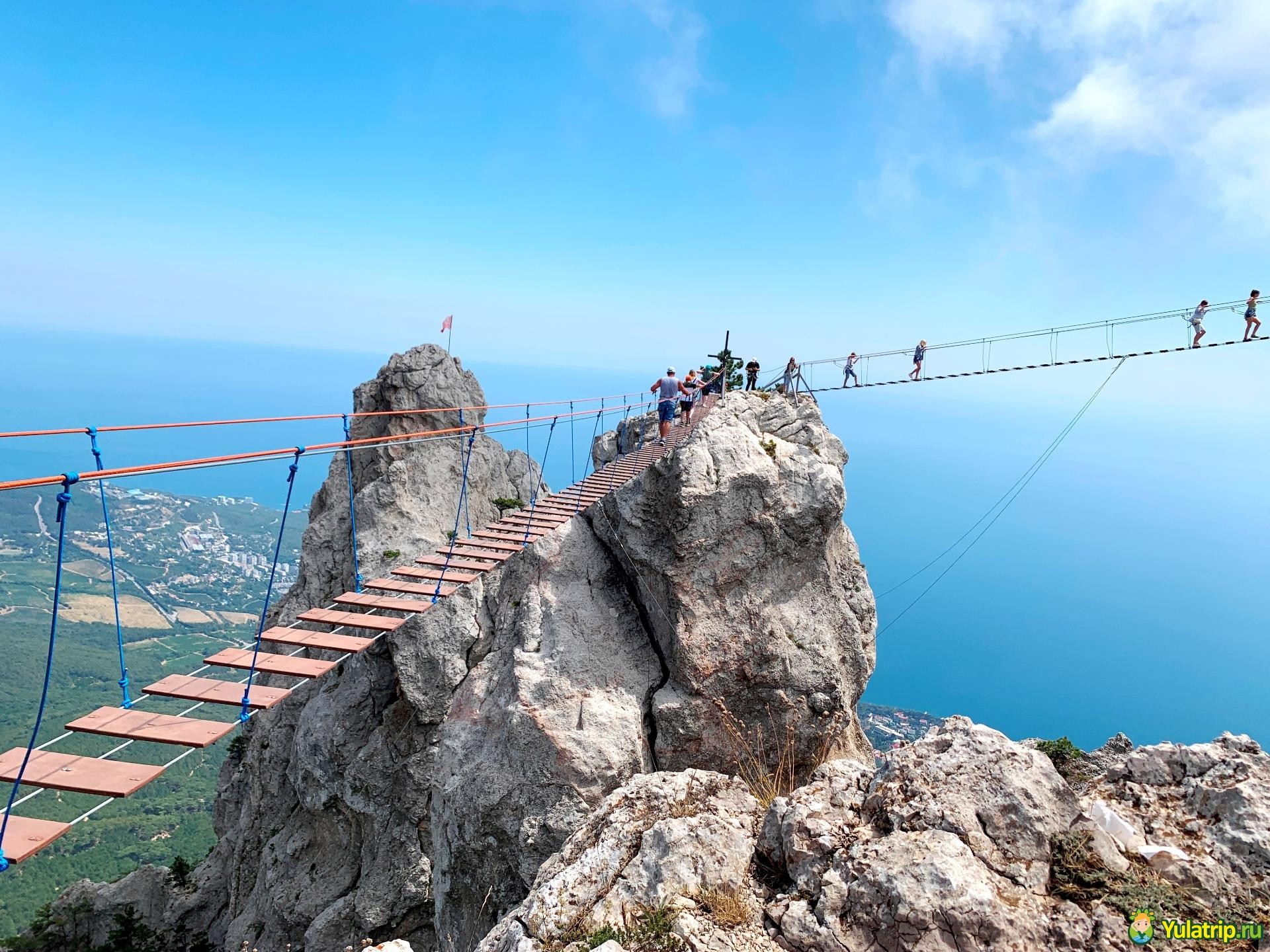 Подвесные мосты на Ай-Петри