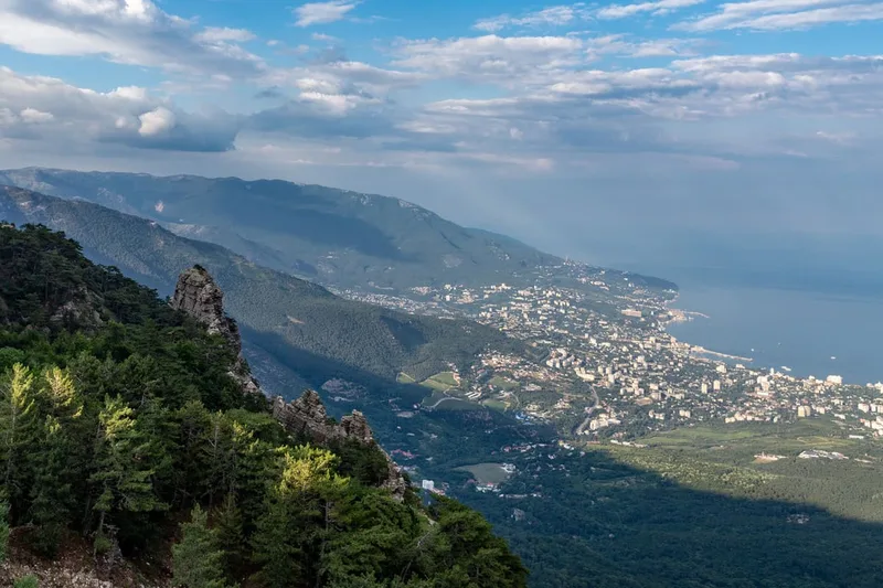 Вид с Таракташской тропы