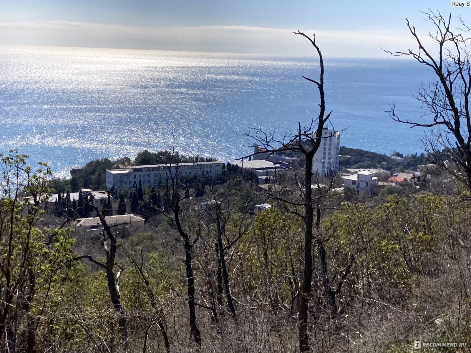 Вид на море с Царской тропы